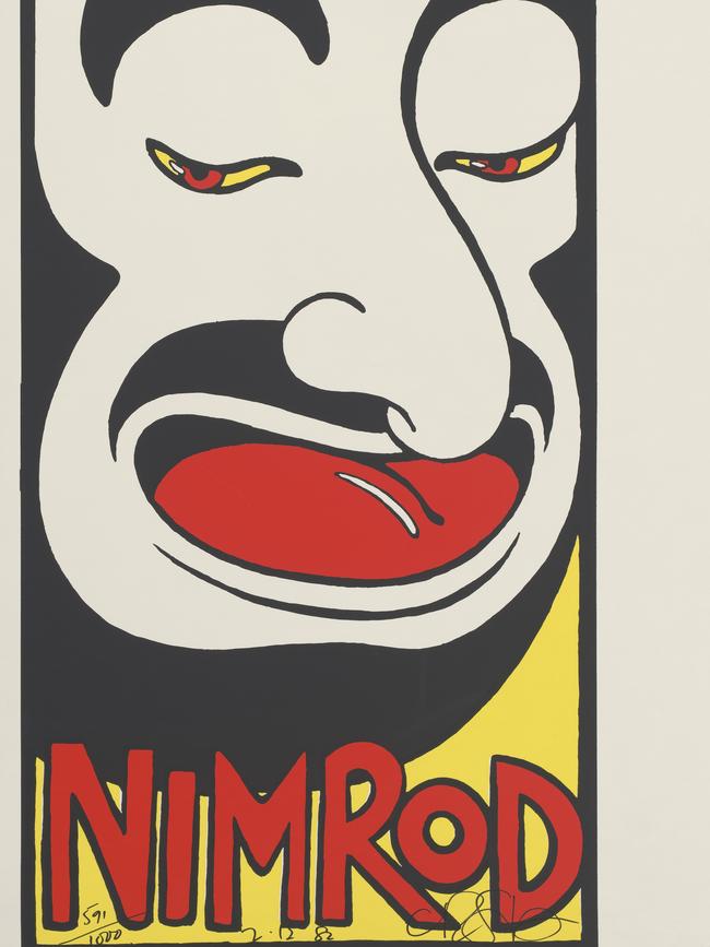 Martin Sharp, Nimrod, 1982, Courtesy Luke Sciberras