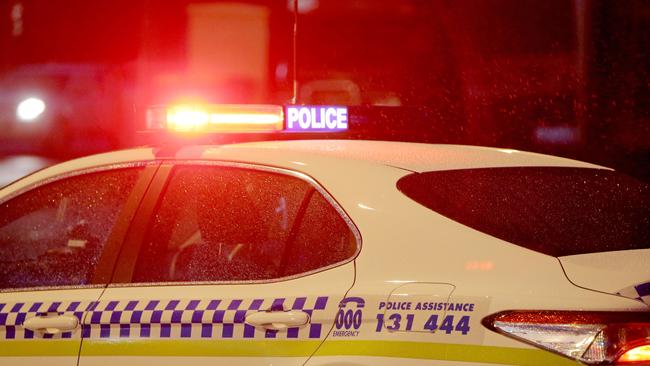 Tasmania Police car. Picture: PATRICK GEE