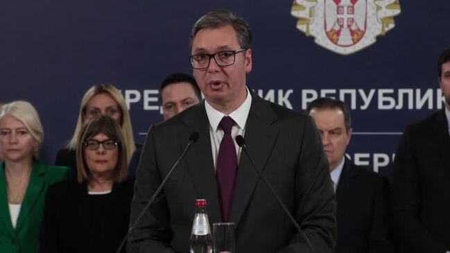 Serbia’s Vucic proposes ‘disarmament’ after shootings