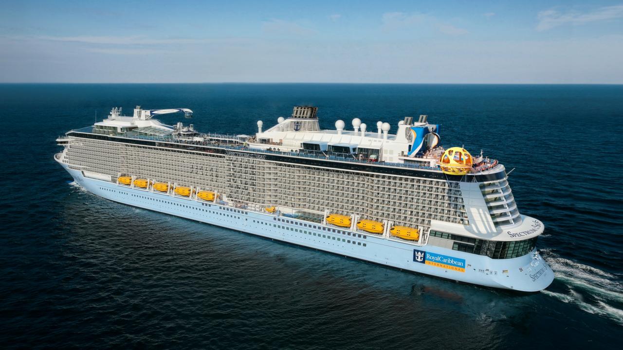 Royal Caribbean has cancelled a voyage by its ship Spectrum of the Seas, said to be the largest and most expensive ship in Asia. Picture: Royal Caribbean