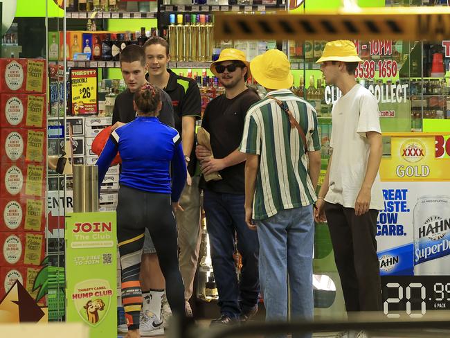 Thoughts and prayers for the bottle-o attendants. Picture: Media Mode/news.com.au