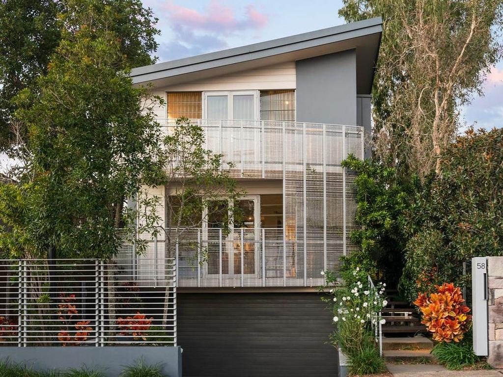 58 Mark St, a house for sale in New Farm. This suburb was the most researched suburb across all of Queensland, according to InfoTrack research.