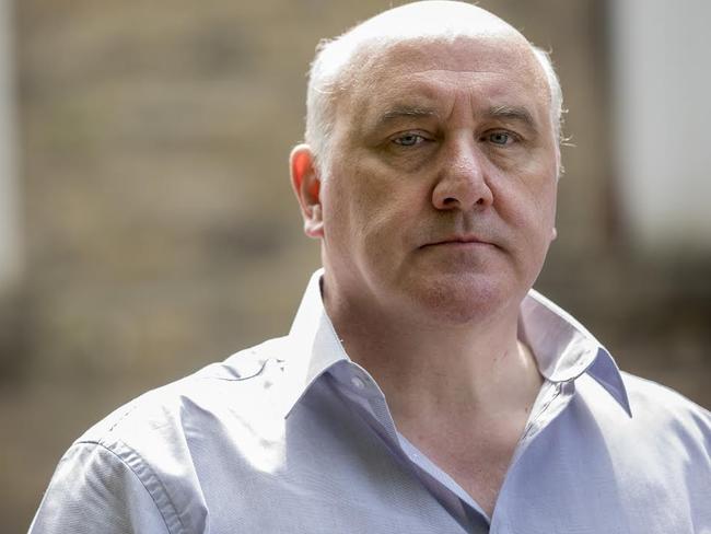 Pictured is artist and art forger Shaun Greenhalgh in his studio unit in Darwen, Blackburn. Shaun was sentenced to 4 years and 8 months in November 2007 for his part in the sale of forgeries between 1989 and 2006 accruing nearly £1million. Photo by Fabio De Paola