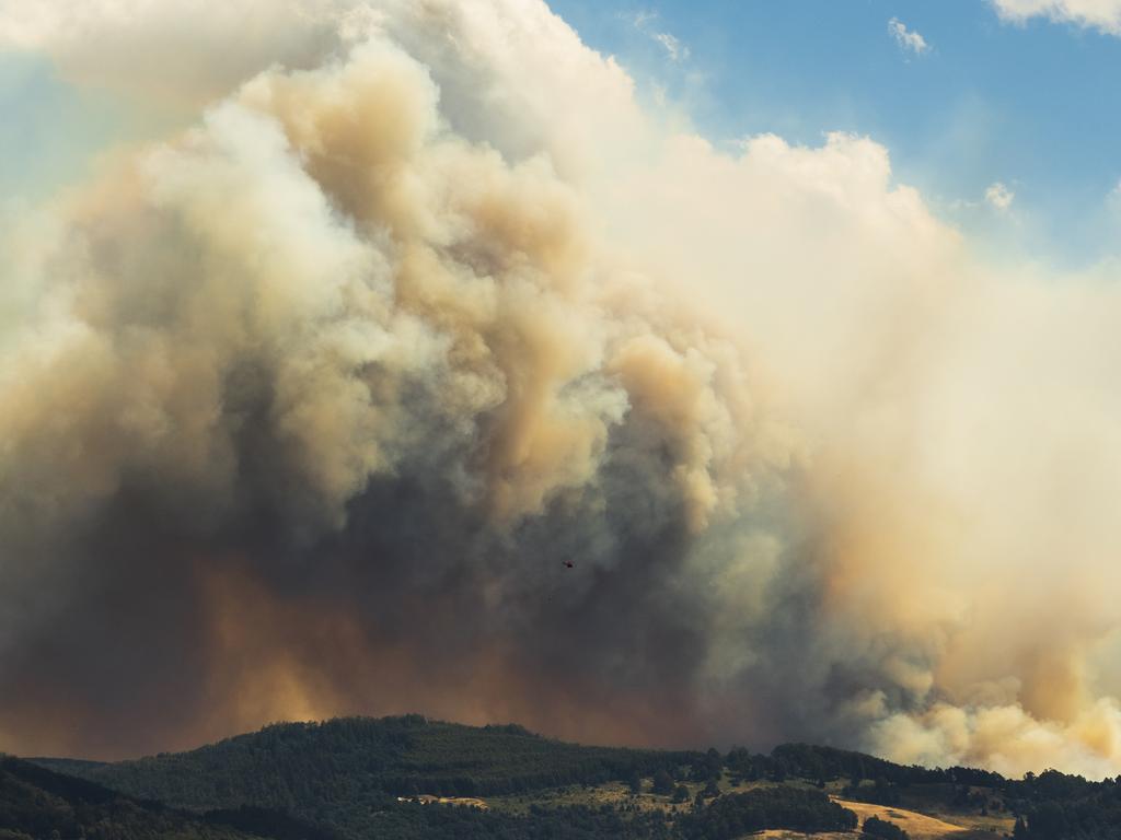 January 2019 Tasmanian Bushfires. The Glen Huon area. Reader’s picture: NICK MONK