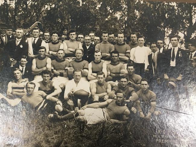 Mitcham's 1921 premiership team. Picture: Supplied