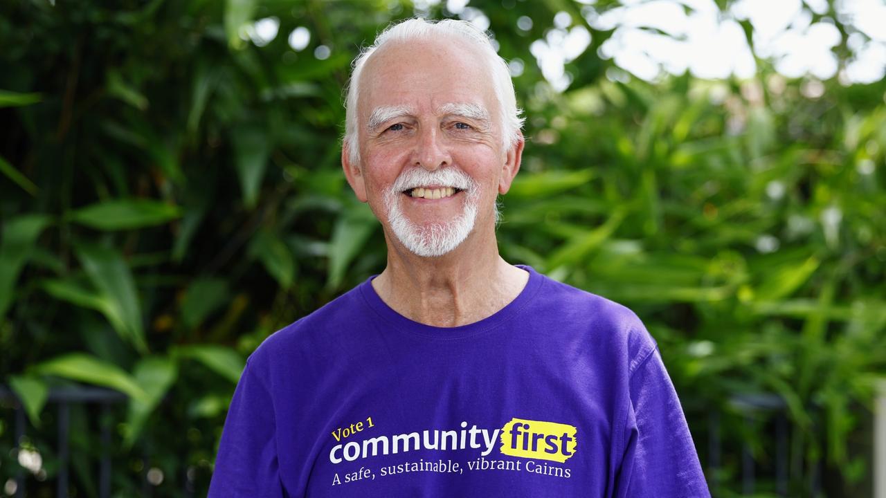 Community First candidate for Cairns Regional Council mayor Denis Walls. Picture: Brendan Radke