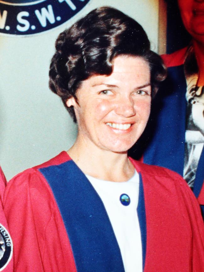 Kit Bright at 37 years old, when she was made a fellow of the NSW College of Nursing in 1976.