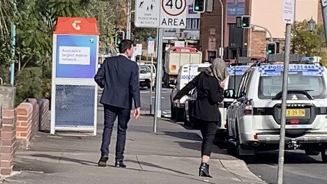 Alyssa May Moon leaves Hornsby court after being sentenced over shoplifting charges. Picture: Madelaine Wong