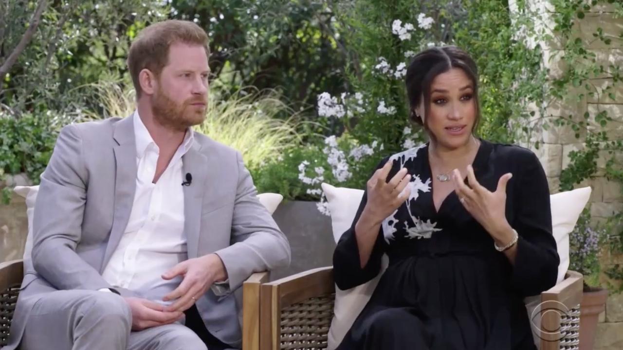 Meghan compared herself to the Disney character in her interview with Oprah Winfrey. Picture: CBS