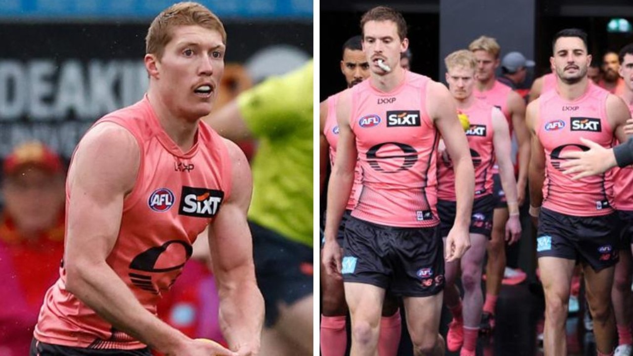 Footy world divided by Suns’ pink guernsey