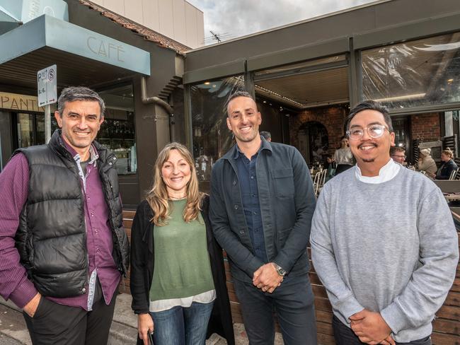 Franky Pham, far right, will lead the kitchen at Glen Iris Pantry. Picture: Tony Gough