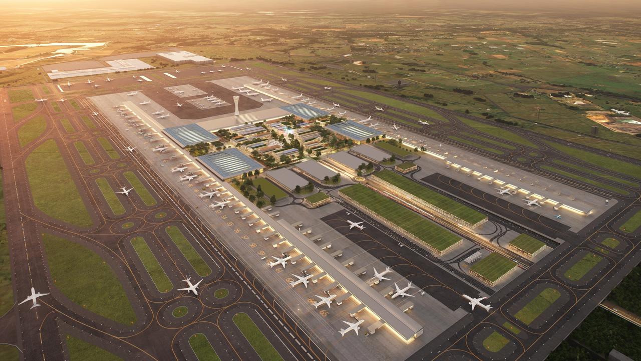 The airport will have two runways.