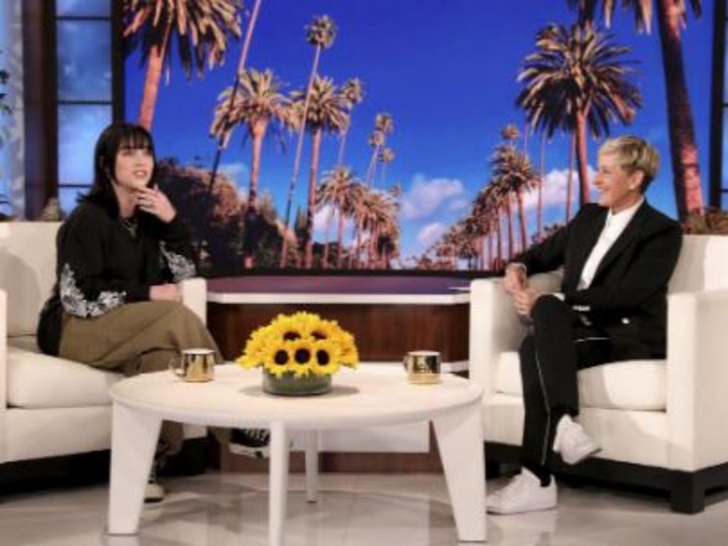 DeGeneres and Billie Eilish on the final <i>Ellen</i> show. Picture: Warner Bros.