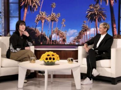 DeGeneres and Billie Eilish on the final <i>Ellen</i> show. Picture: Warner Bros.