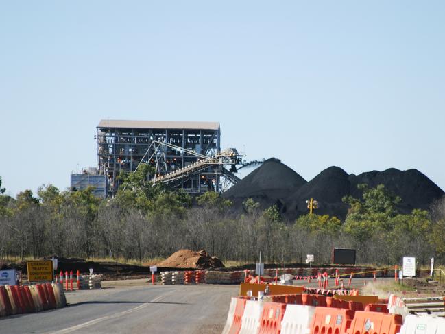 The Norwich Park coal stock pile at the coal handling preparation plant. Photo Tara Miko / CQ News