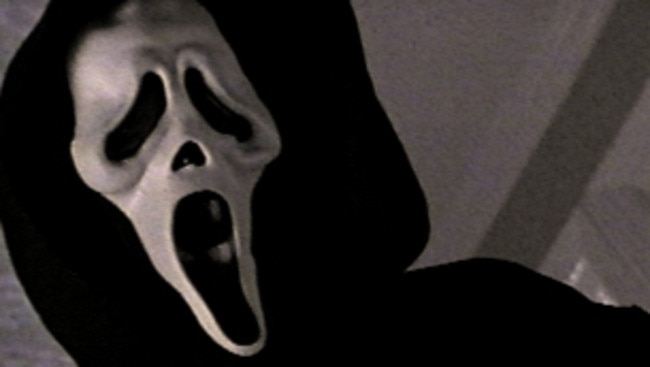 The iconic Scream mask.