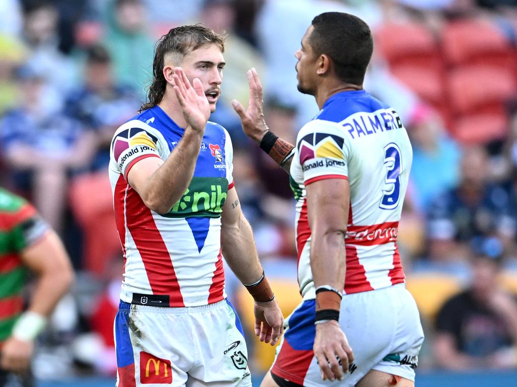Rabbitohs vs Knights. Picture: NRL Imagery