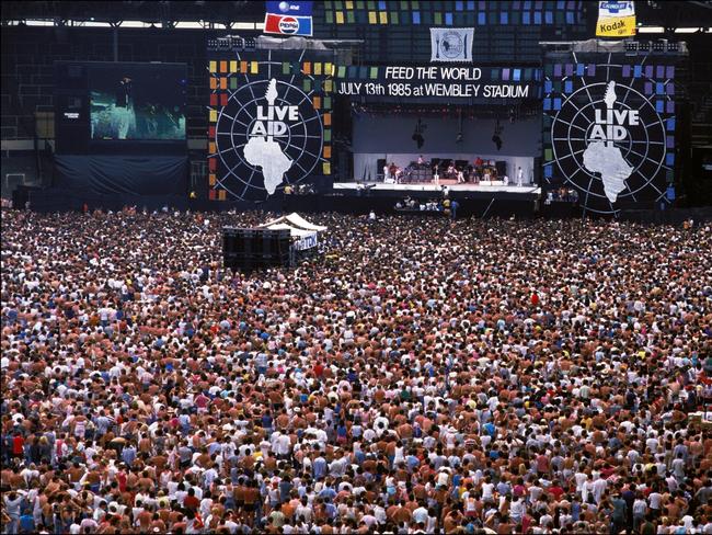 Scenes from Live Aid. Picture: Georges De Keerle/Gamma-Rapho via Getty Images