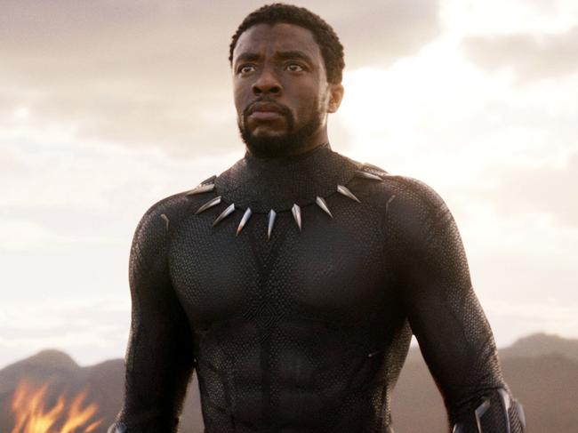 This image released by Disney and Marvel Studios' shows Chadwick Boseman in a scene from "Black Panther," in theaters on Feb. 16, 2018. As people gear up for the â€œBlack Pantherâ€ movie, acclaimed author Ta-Nehisi Coates wants them to check out the original source, Marvelâ€™s Black Panther comic book, where heâ€™s booting up a massive outer space adventure for the king of Wakanda. (Marvel Studios/Disney via AP)