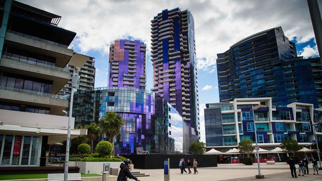 Docklands in Melbourne. Picture: Blair Hamish