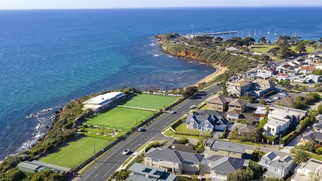 The picturesque Mornington Bowling Club on the Esplanade. Picture: Facebook