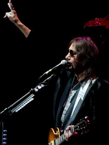 Ace Frehley performs at Brisbane Entertainment Centre. Picture: Mark Calleja/AAP