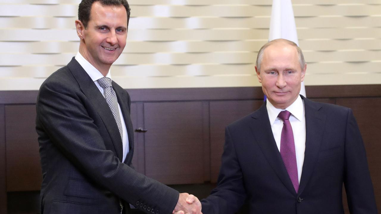 Assad has fled to Russia, where Vladimir Putin has given him asylum. Picture: Mikhail Klimentyev/AFP/Sputnik