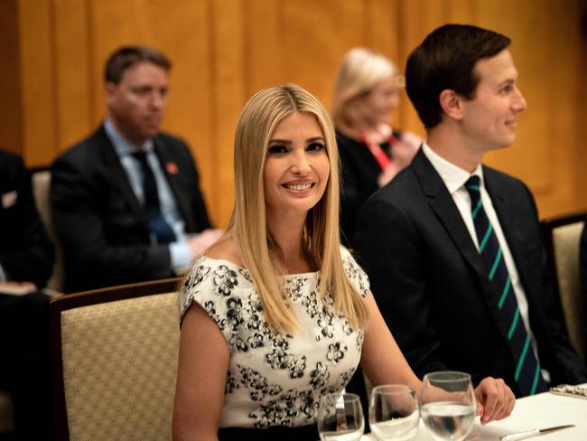 Ivanka Trump and Jared Kushner. Picture: AFP