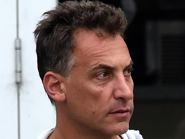 Antony Catalano gets his morning coffee at Itali.co restaurant in Sorrento.  Catalano after his shock exit as chief of Domain, sparking a plunge in the company's value.  Picture: Nicole Garmston