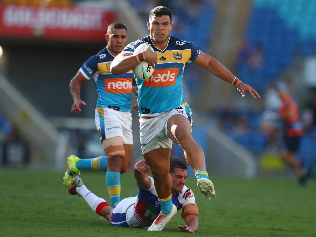 David Fifita has helped the Gold Coast become a genuine force this season. Photo: Chris Hyde/Getty Images.