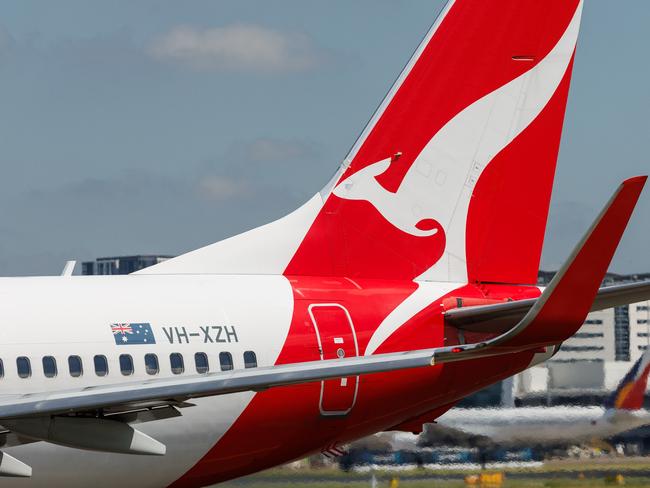 SYDNEY, AUSTRALIA - NewsWire Photos FEBRUARY 22, 2024: Generic photos of QANTAS planes at Sydney Airport today Picture: NCA NewsWire / David Swift