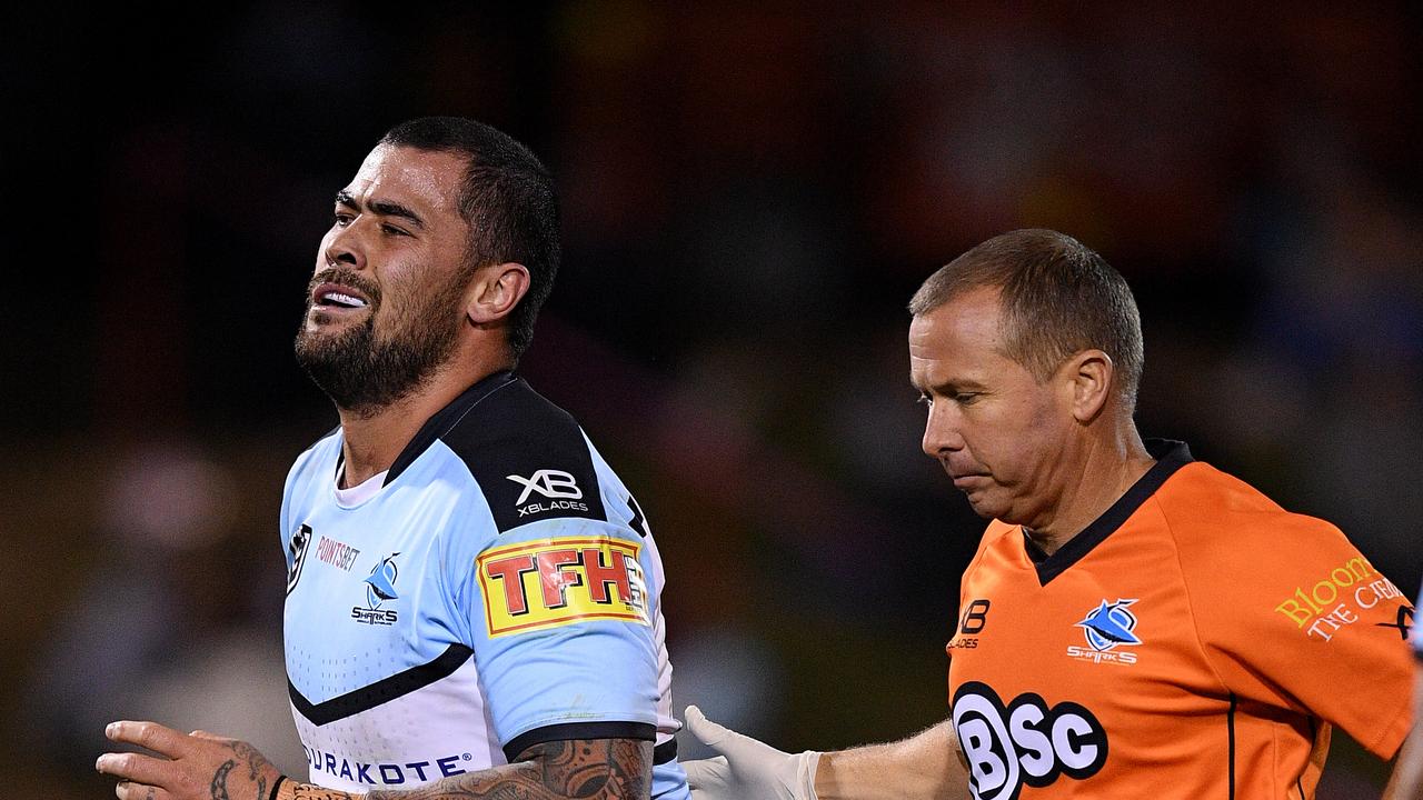 Andrew Fifita spent most of 2019 playing injured and his minutes plummeted. Picture: AAP.