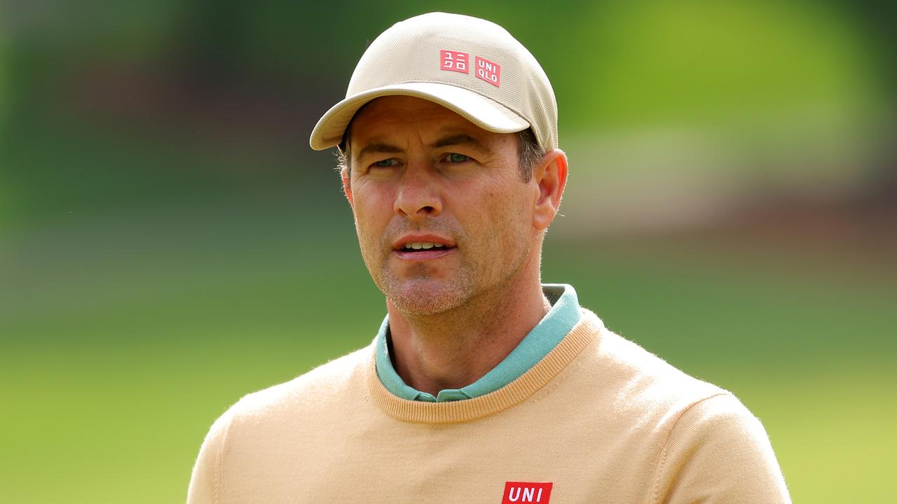 Adam Scott is just one stroke off the lead at the Wells Fargo Championship. (Photo by Kevin C. Cox/Getty Images)