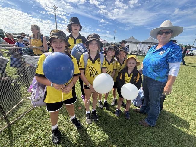 The students of Tiaro State School at the Fraser Coast Show.