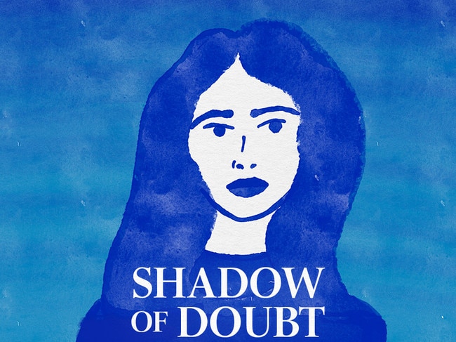 Shadow of Doubt podcast. Illustration and design by Emilia Tortorella.