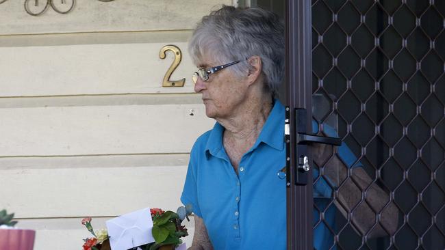 Michele Cauchi, the mother of Joel Cauchi, at the family home in Toowoomba on Monday. Picture: NCA NewsWire/Tertius Pickard