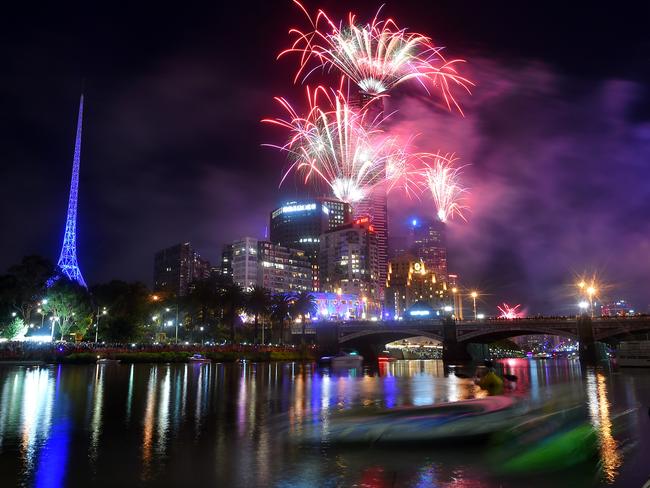 Southbank is perfect spot to watch the fireworks over the city. Picture: Jay Town