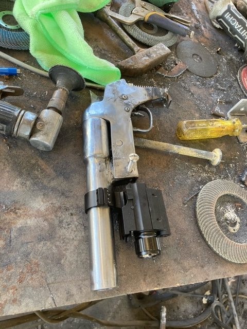 A firearm found during the raid. Picture: Queensland Police