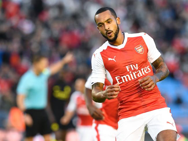 Arsenal's English forward Theo Walcott.