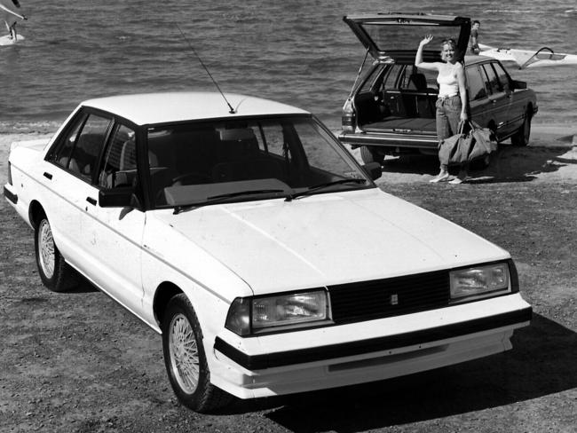 1983 Nissan Bluebird sedan and wagon. Picture: Supplied