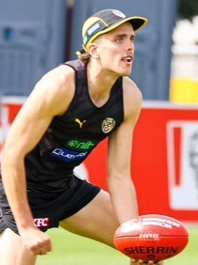 McCarthy on the track at Punt Road.