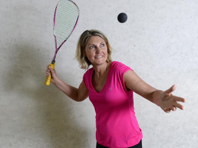 Former world champion Squash player Michelle Martin, who coaches at the Warringah Recreation Centre, wants to see more details about the council’s plans for the site. Picture: David Swift