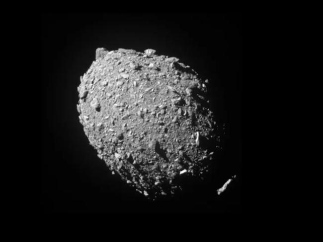 Rocky debris caused by a NASA mission could create the first human-made meteor shower. Picture: NASA