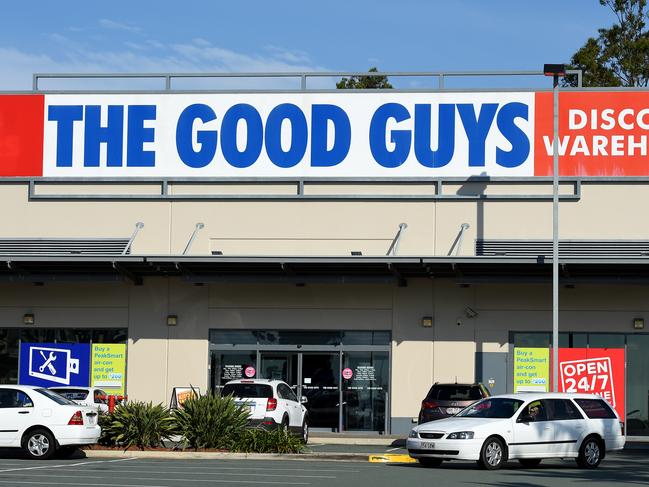 A The Good Guy's store is seen on the Gold Coast, Tuesday, Sept. 13, 2016. JB Hi-Fi will buy the rival electronics and whitegoods retailer The Good Guys for $870 million. The company says it would create new opportunities for each brand to grow store numbers and market share.  (AAP Image/Dave Hunt) NO ARCHIVING.