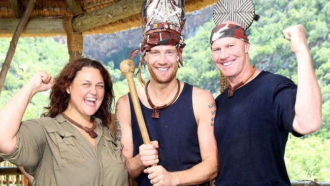 Chrissie Swan, Freddie Flintoff and Barry Hall.