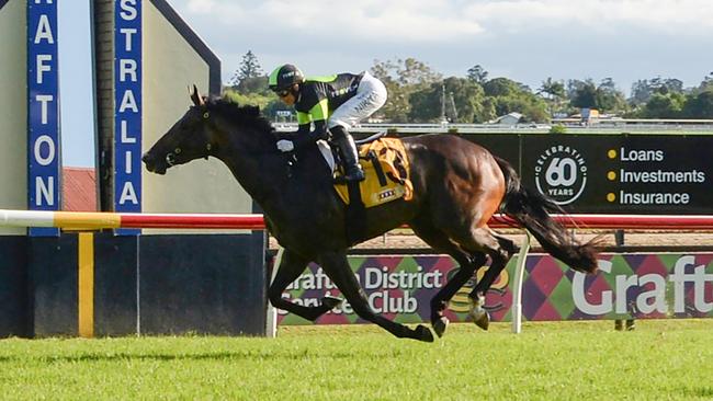 Break Free can keep her unbeaten record intact at Eagle Farm on Saturday. Picture: Grant Peters / Trackside Photography