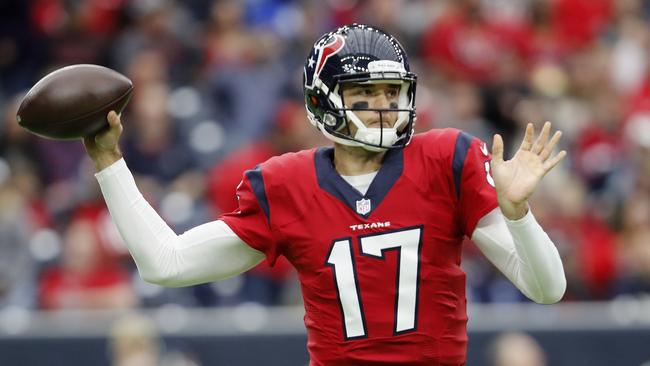 Brock Osweiler before being bench against the Houston Texans.