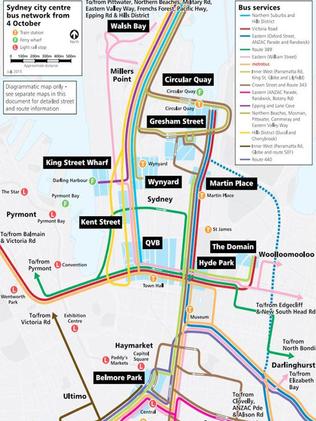 New bus routes in Sydney CBD bring changes to George St for new tram ...