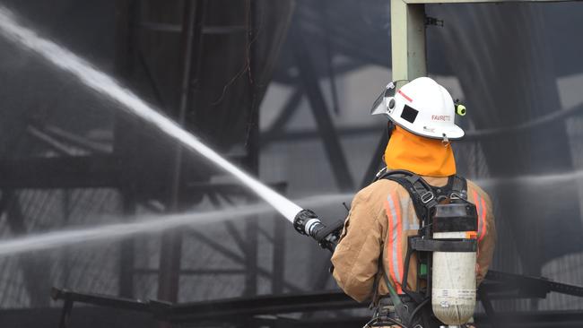 Firefighters battled a blaze at Gawler South last night, then another fire broke out at Day Tce, Croydon just before 12.30am. Picture Roger Wyman