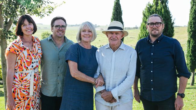 Cupitt's Estate family Libby Cuppit, left, with Tom Cupitt, Rosie Cupitt, Griff Cupitt, and Walley Cuppit. Picture: Elise Hassey